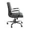 Flash Furniture Mid-Back Black LeatherSoft Executive Swivel Chair GO-2286M-BK-BK-GG - alternate 9